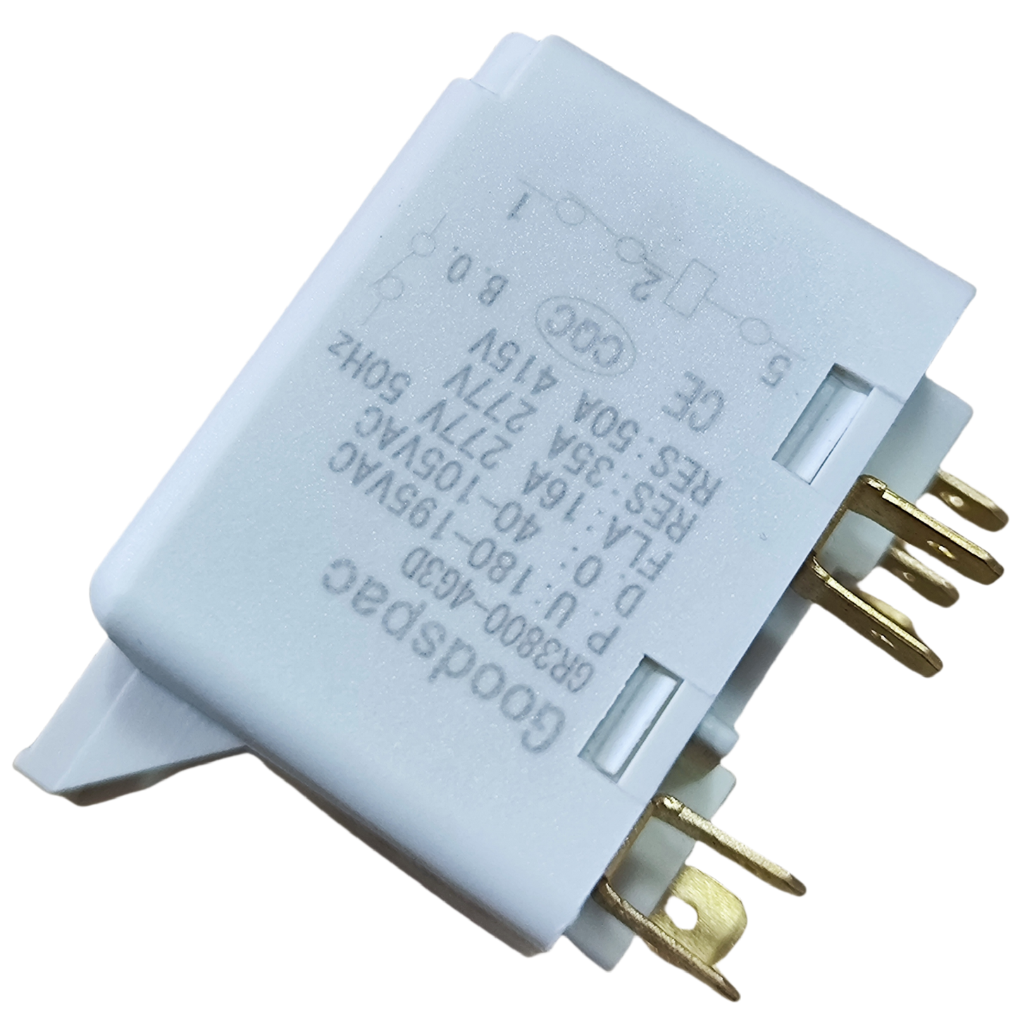 Manufacture Starting Relay Refrigerator Compressor Hvac System Air Conditioning Overload Relay Protector Start Relay 3800A